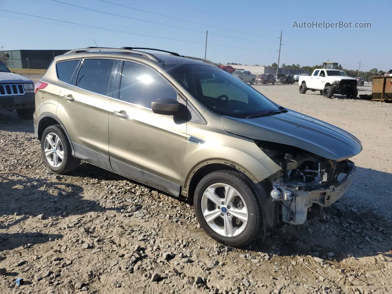 2013 Ford Escape Se Green vin: 1FMCU0GXXDUC88480