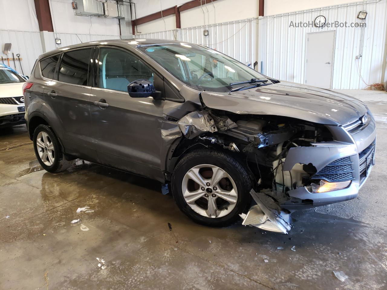 2014 Ford Escape Se Серый vin: 1FMCU0GXXEUA67298