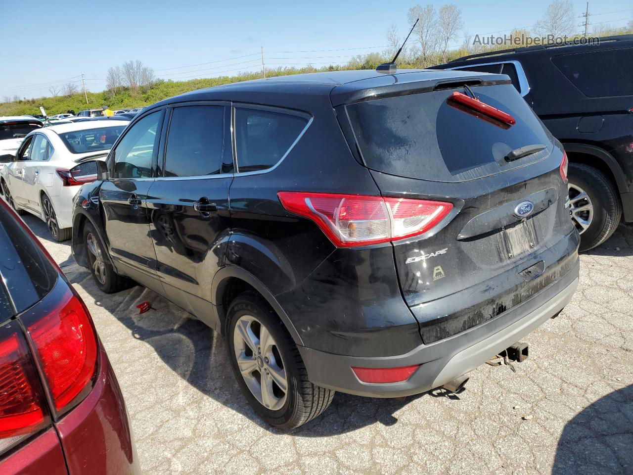 2014 Ford Escape Se Black vin: 1FMCU0GXXEUB08268