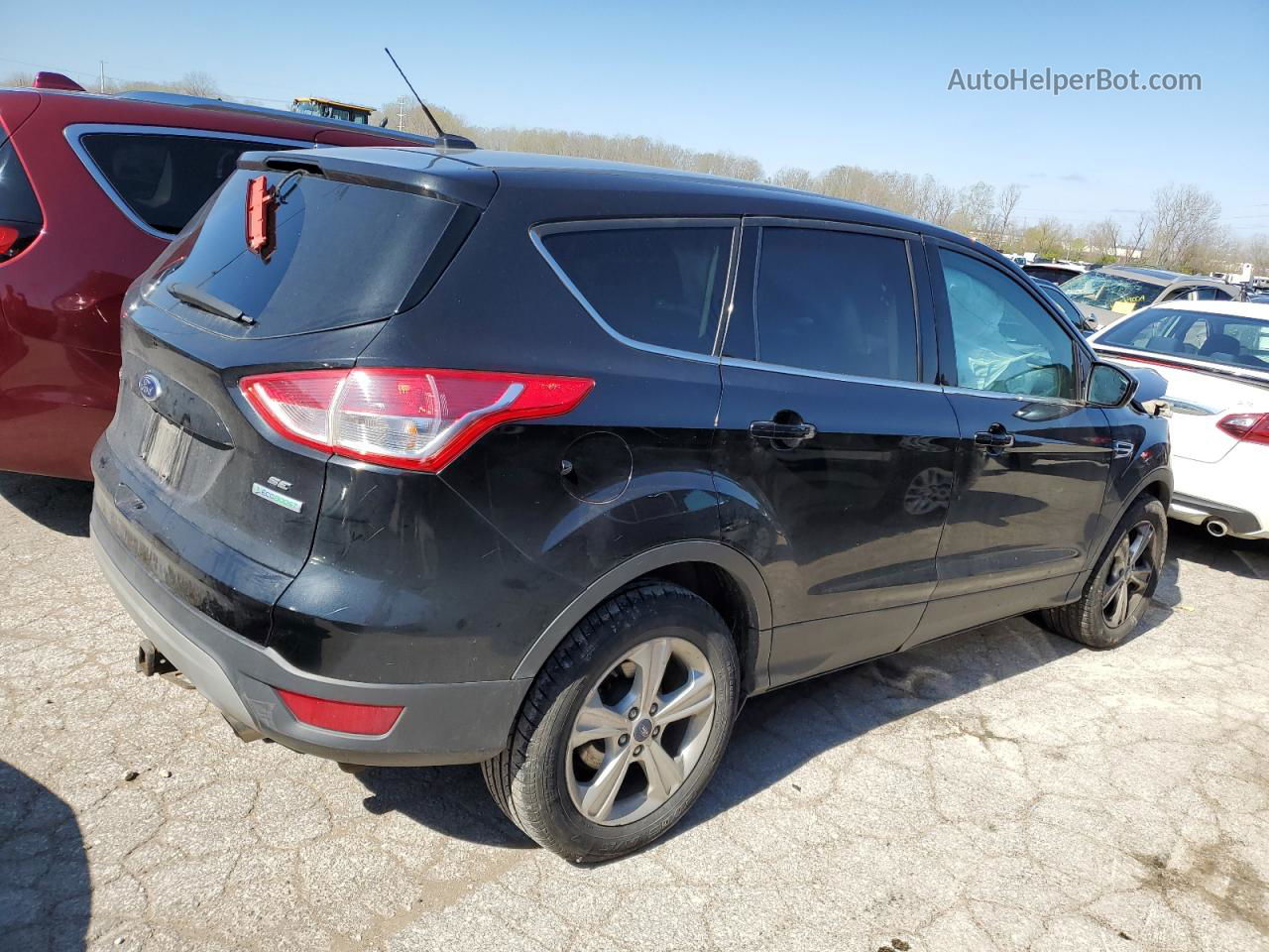 2014 Ford Escape Se Black vin: 1FMCU0GXXEUB08268