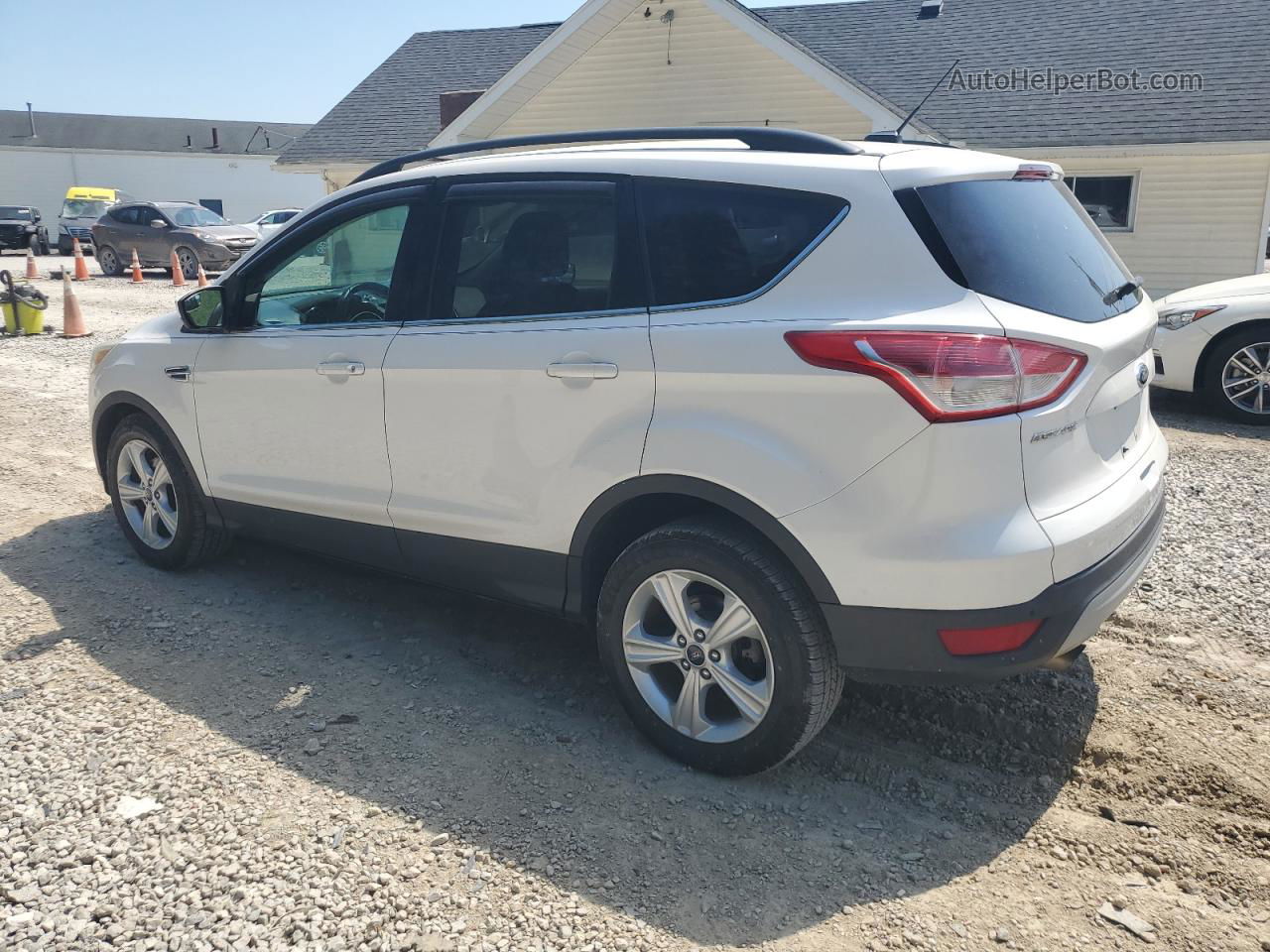 2014 Ford Escape Se White vin: 1FMCU0GXXEUB83259