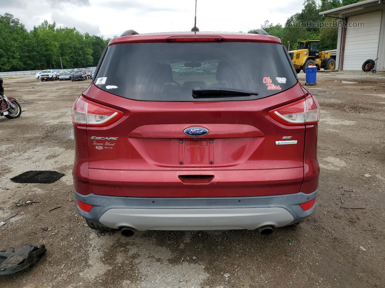 2014 Ford Escape Se Red vin: 1FMCU0GXXEUC49311