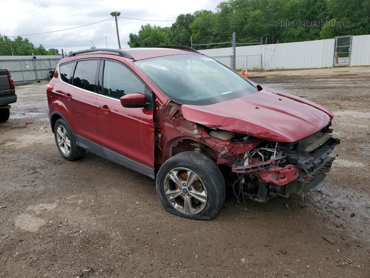 2014 Ford Escape Se Red vin: 1FMCU0GXXEUC49311