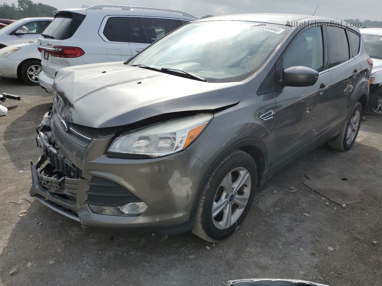 2014 Ford Escape Se Gray vin: 1FMCU0GXXEUD30924