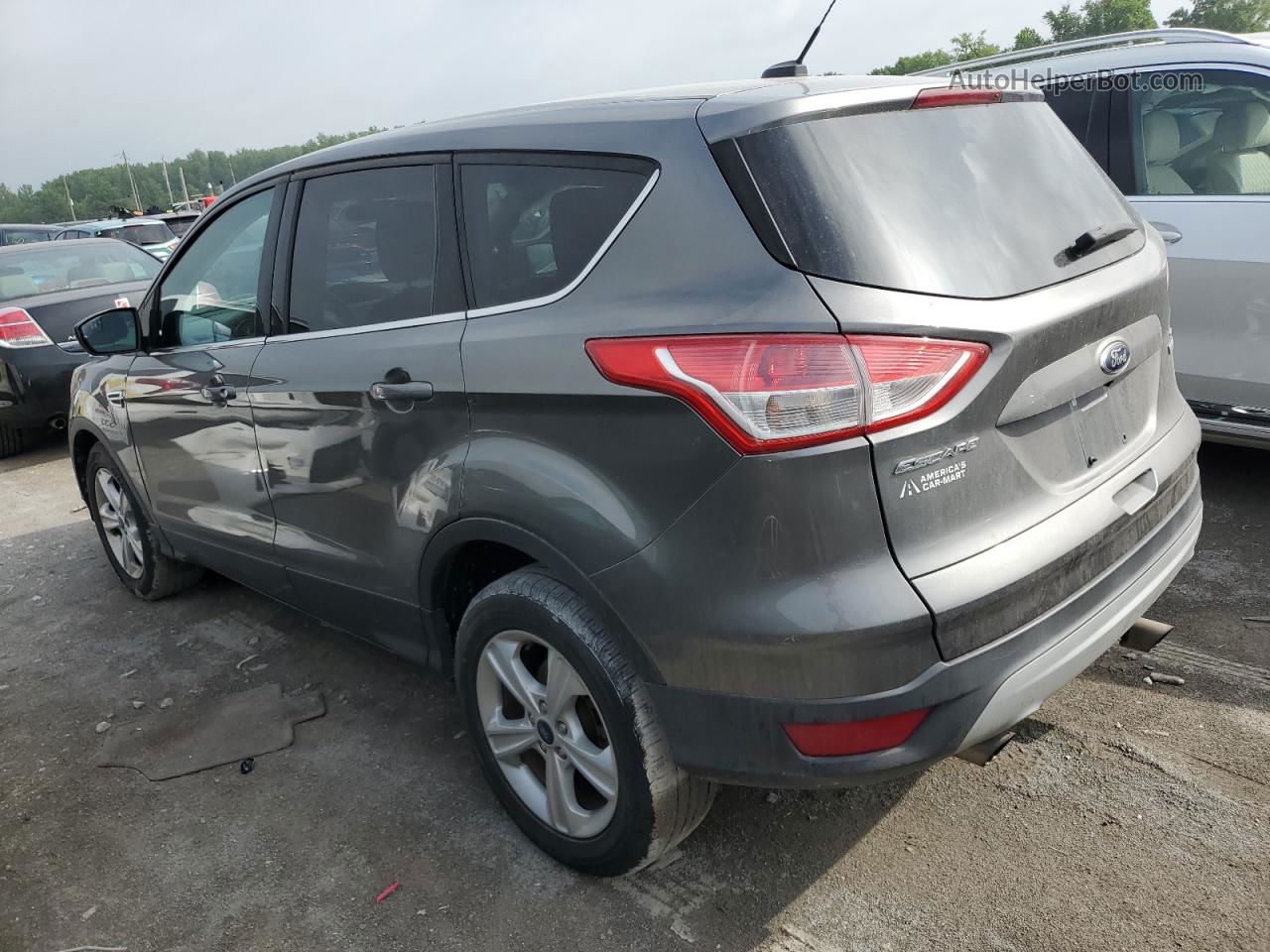 2014 Ford Escape Se Серый vin: 1FMCU0GXXEUD30924