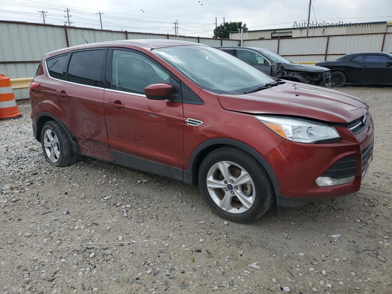 2014 Ford Escape Se Burgundy vin: 1FMCU0GXXEUD37209