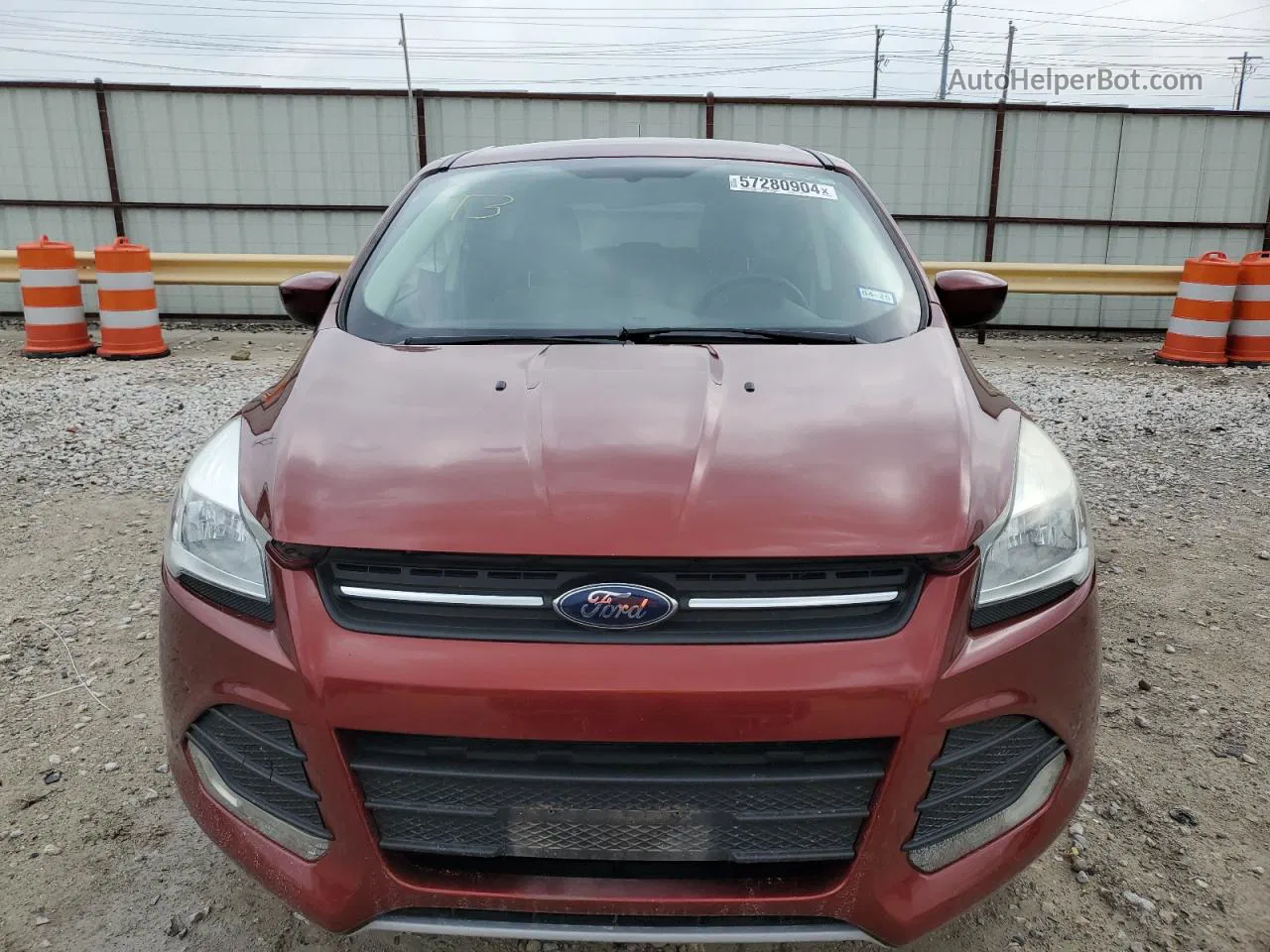 2014 Ford Escape Se Burgundy vin: 1FMCU0GXXEUD37209