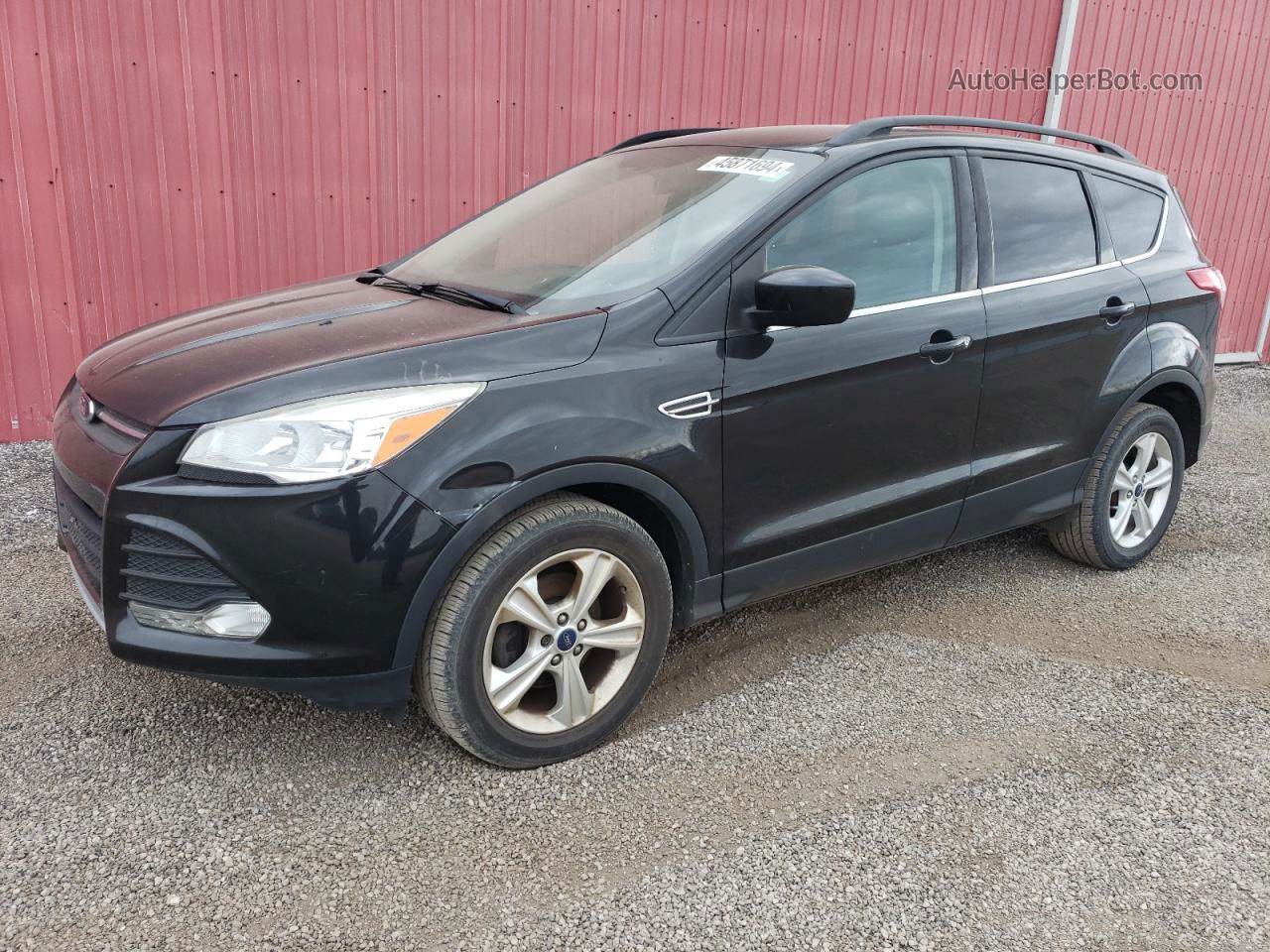 2014 Ford Escape Se Black vin: 1FMCU0GXXEUD89570