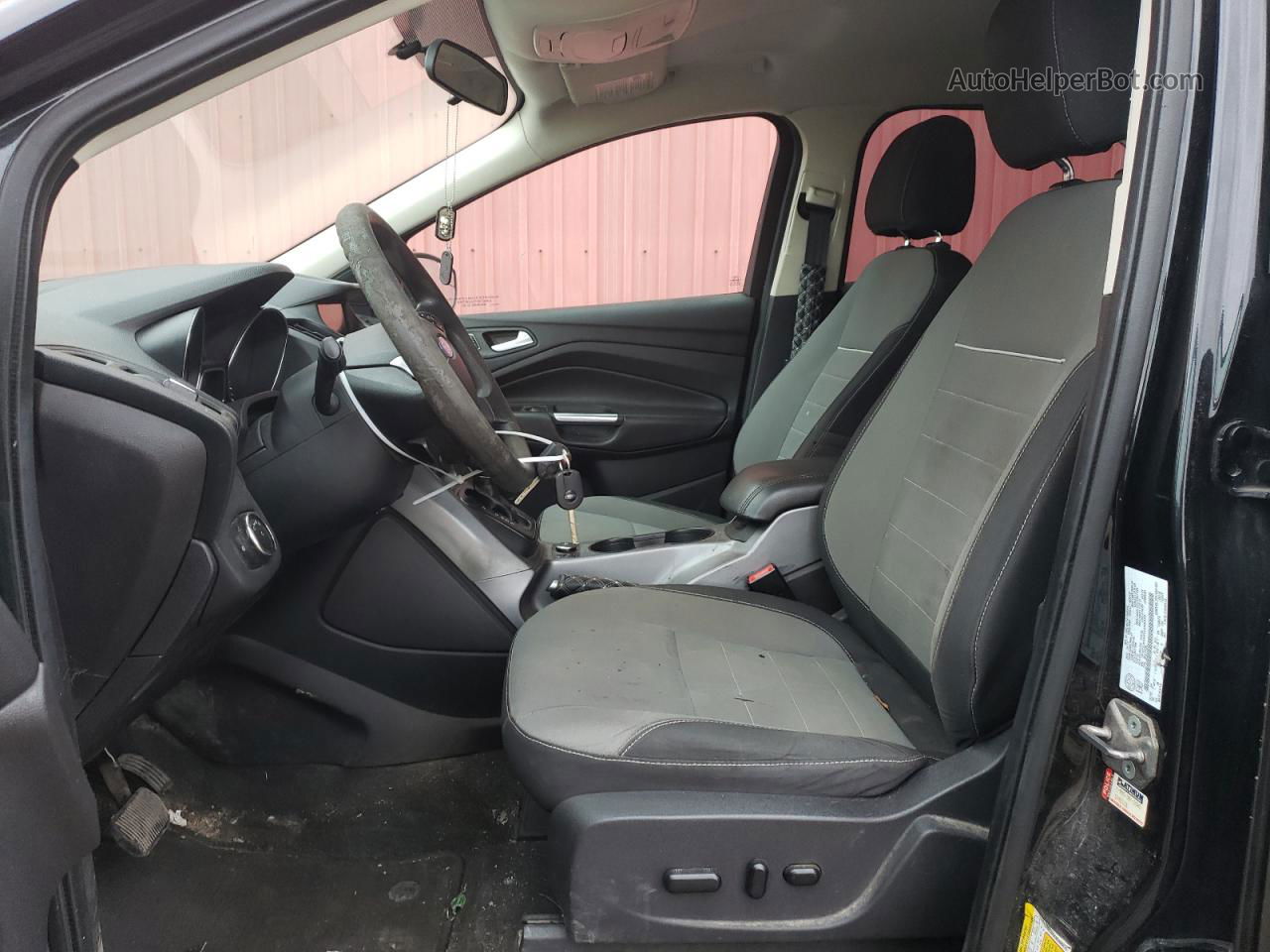 2014 Ford Escape Se Черный vin: 1FMCU0GXXEUD89570