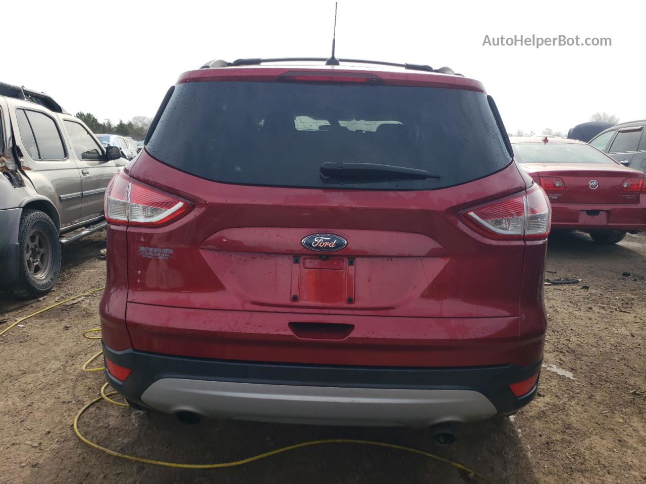 2015 Ford Escape Se Red vin: 1FMCU0GXXFUB36864