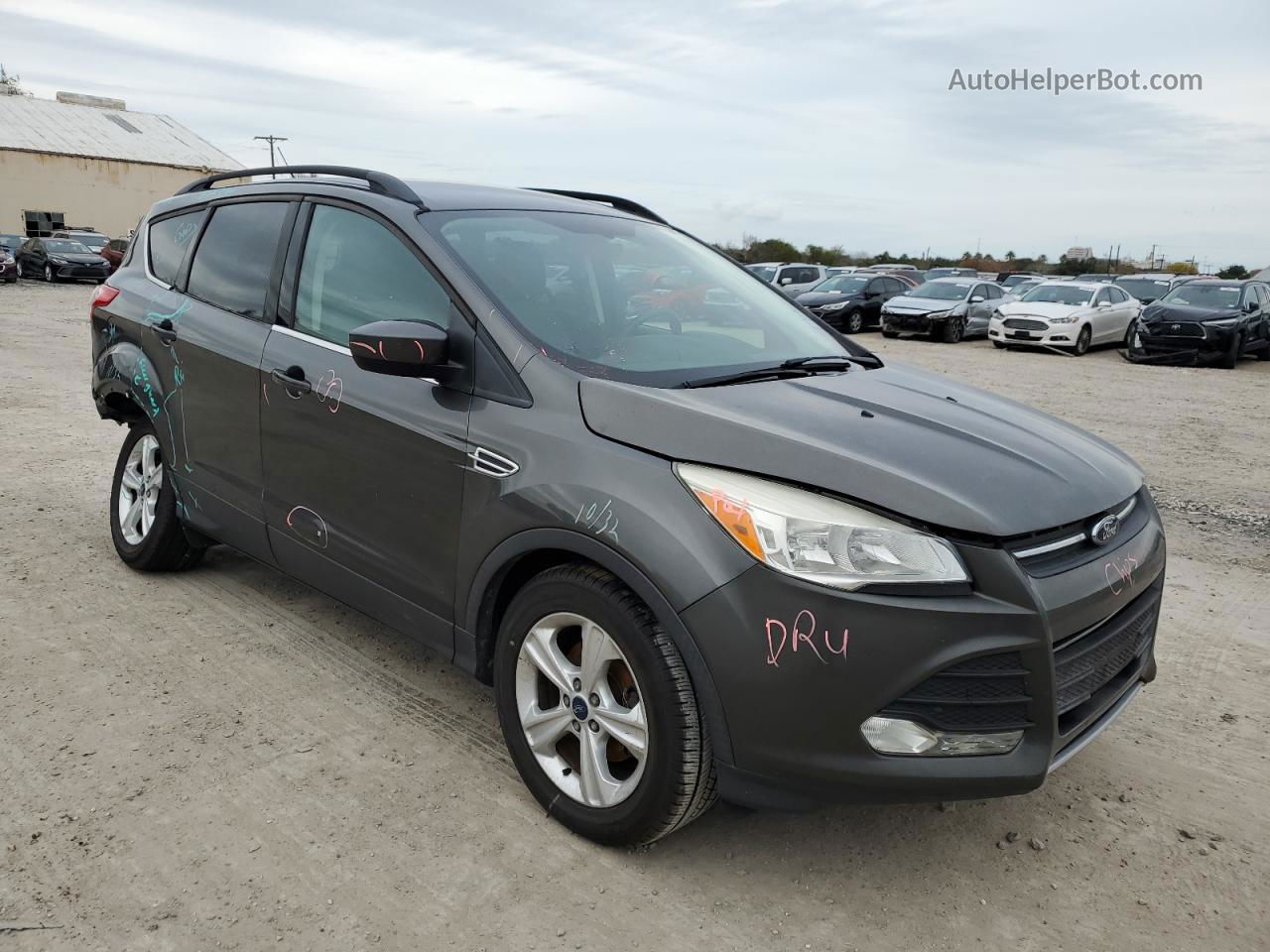 2015 Ford Escape Se Gray vin: 1FMCU0GXXFUC03270