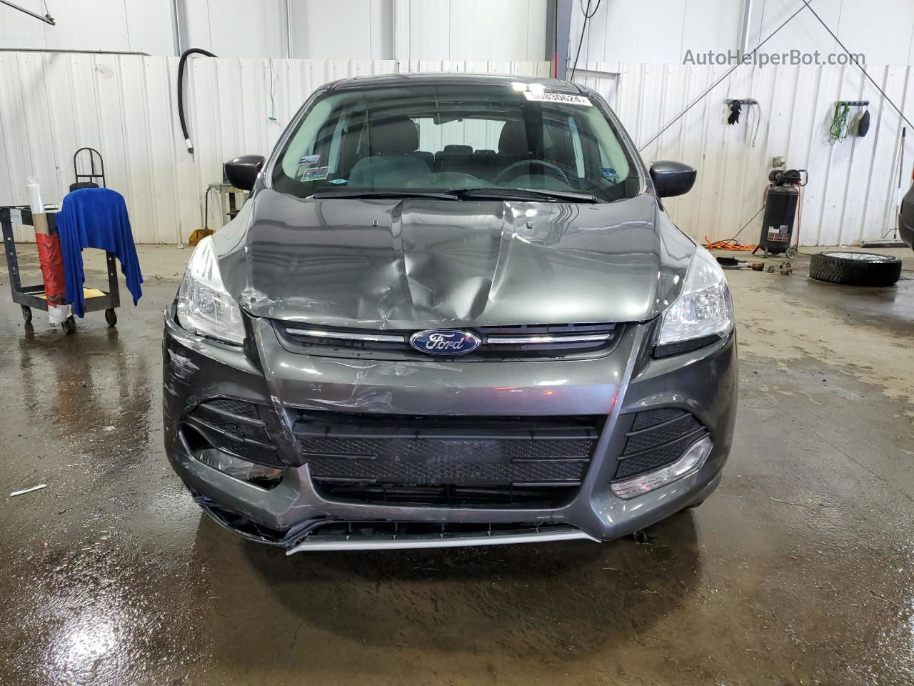 2015 Ford Escape Se Gray vin: 1FMCU0GXXFUC26046