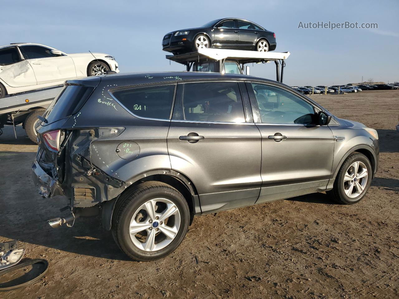 2015 Ford Escape Se Charcoal vin: 1FMCU0GXXFUC36611