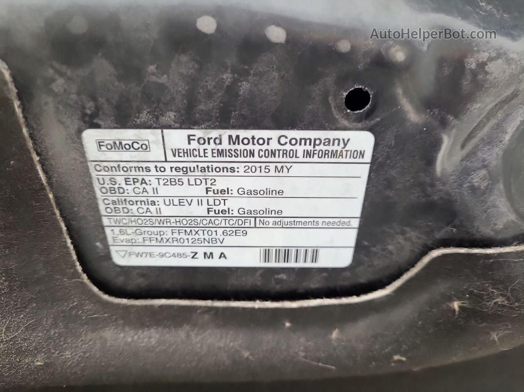 2015 Ford Escape Se vin: 1FMCU0GXXFUC66305