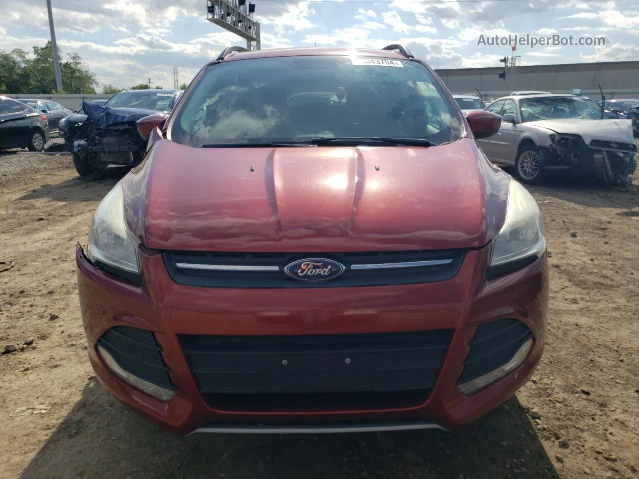 2015 Ford Escape Se Красный vin: 1FMCU0GXXFUC87154