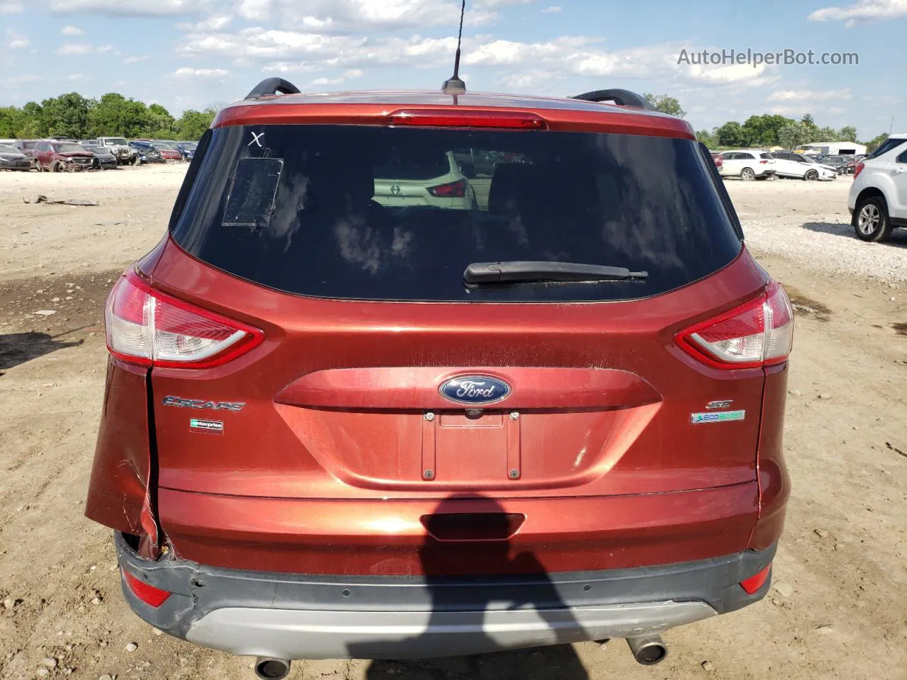 2015 Ford Escape Se Red vin: 1FMCU0GXXFUC87154