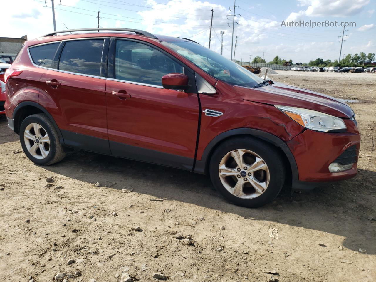 2015 Ford Escape Se Красный vin: 1FMCU0GXXFUC87154