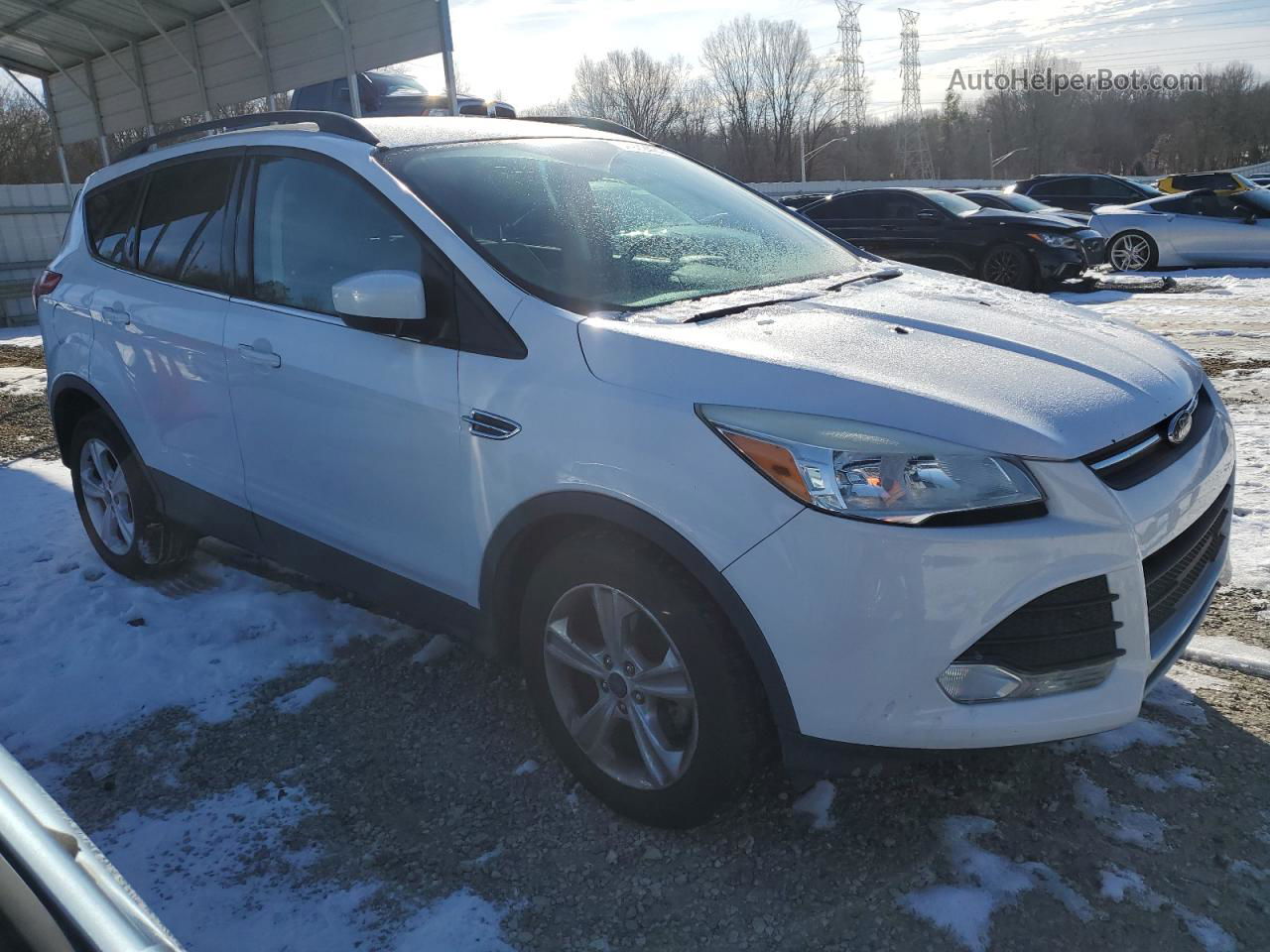 2016 Ford Escape Se White vin: 1FMCU0GXXGUB19693