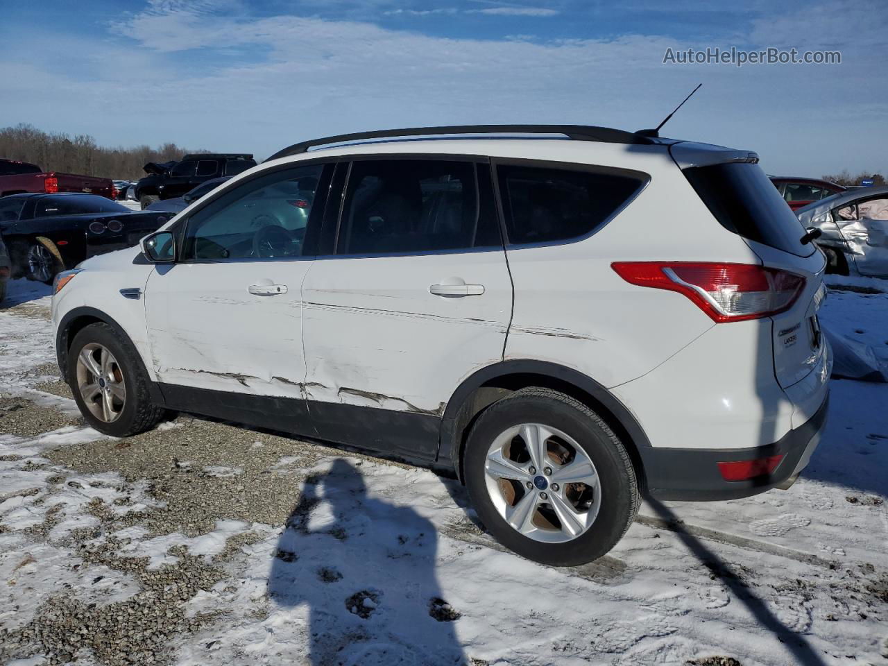 2016 Ford Escape Se White vin: 1FMCU0GXXGUB19693