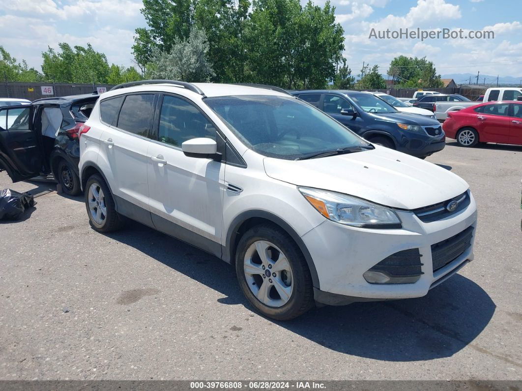 2016 Ford Escape Se White vin: 1FMCU0GXXGUB99822