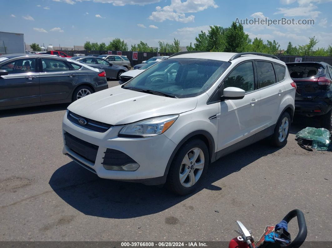 2016 Ford Escape Se Белый vin: 1FMCU0GXXGUB99822