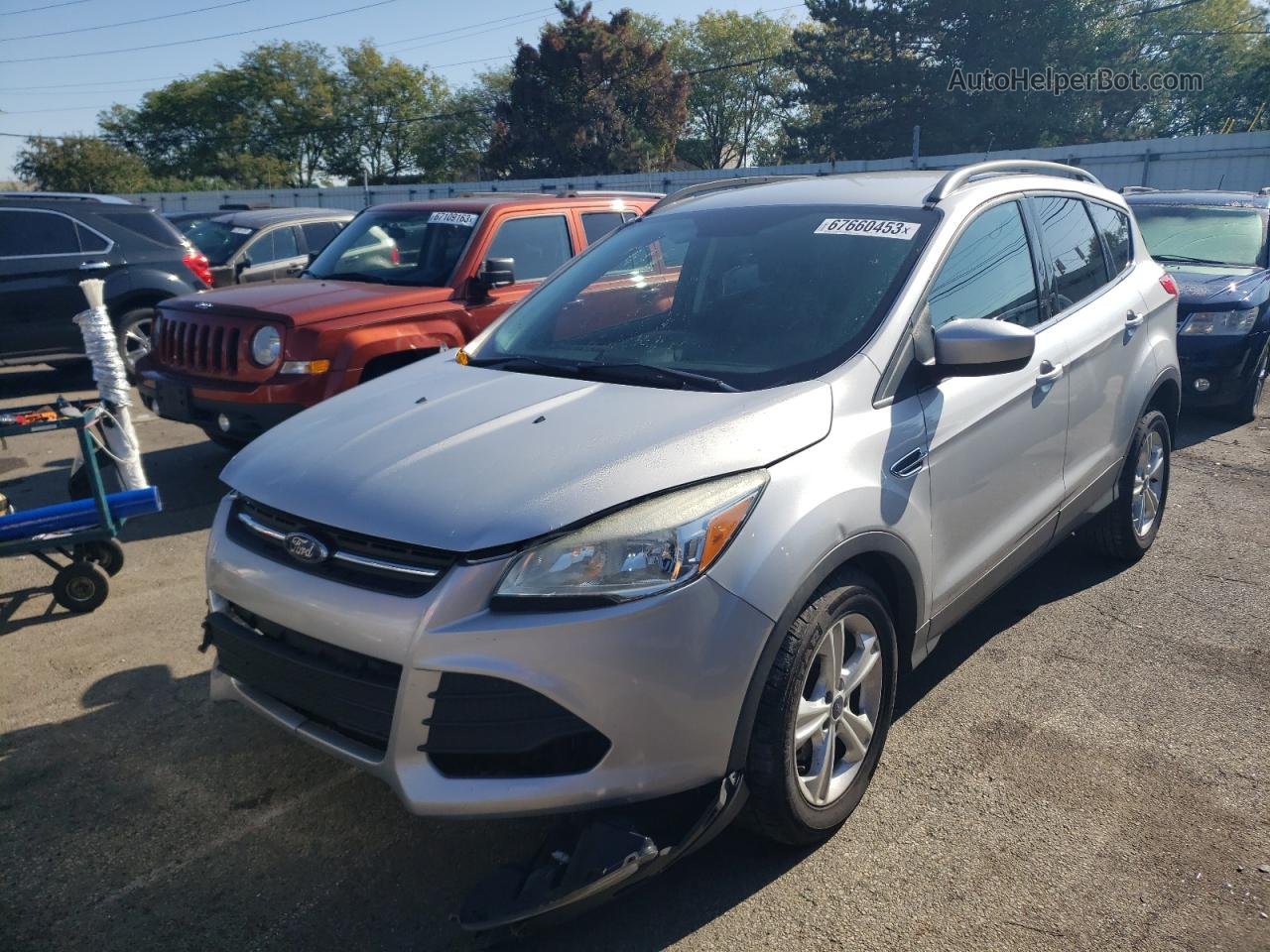 2016 Ford Escape Se Silver vin: 1FMCU0GXXGUC13735