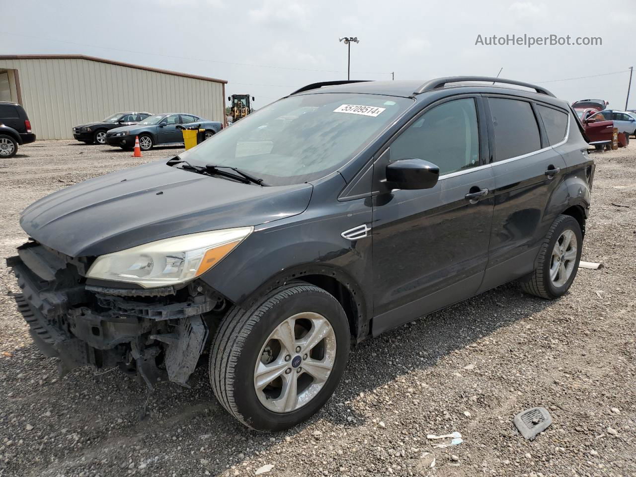 2016 Ford Escape Se Black vin: 1FMCU0GXXGUC13928