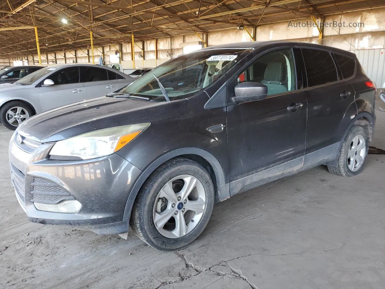 2016 Ford Escape Se Gray vin: 1FMCU0GXXGUC61493