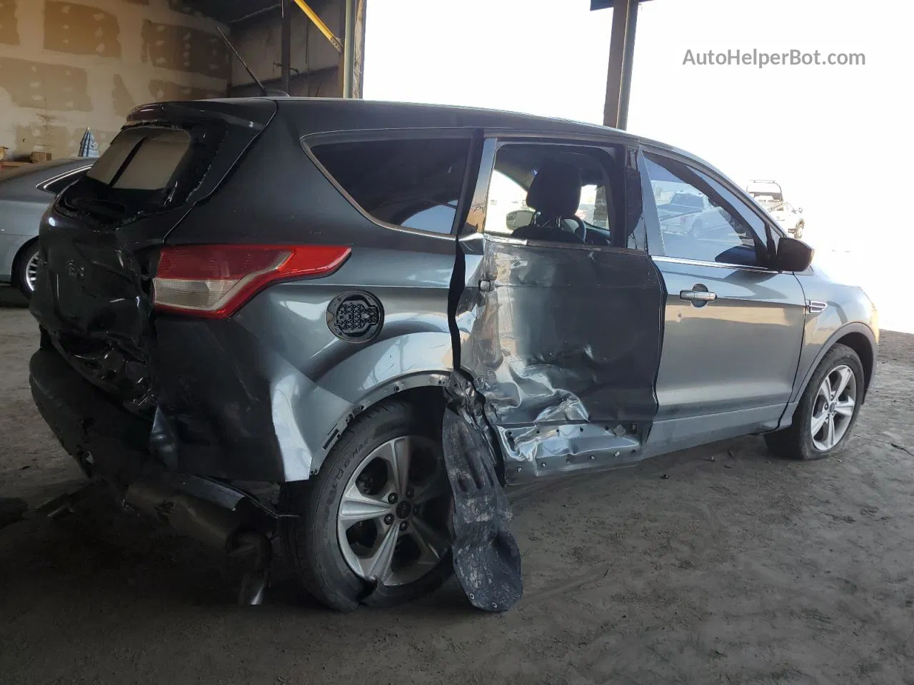 2016 Ford Escape Se Gray vin: 1FMCU0GXXGUC61493