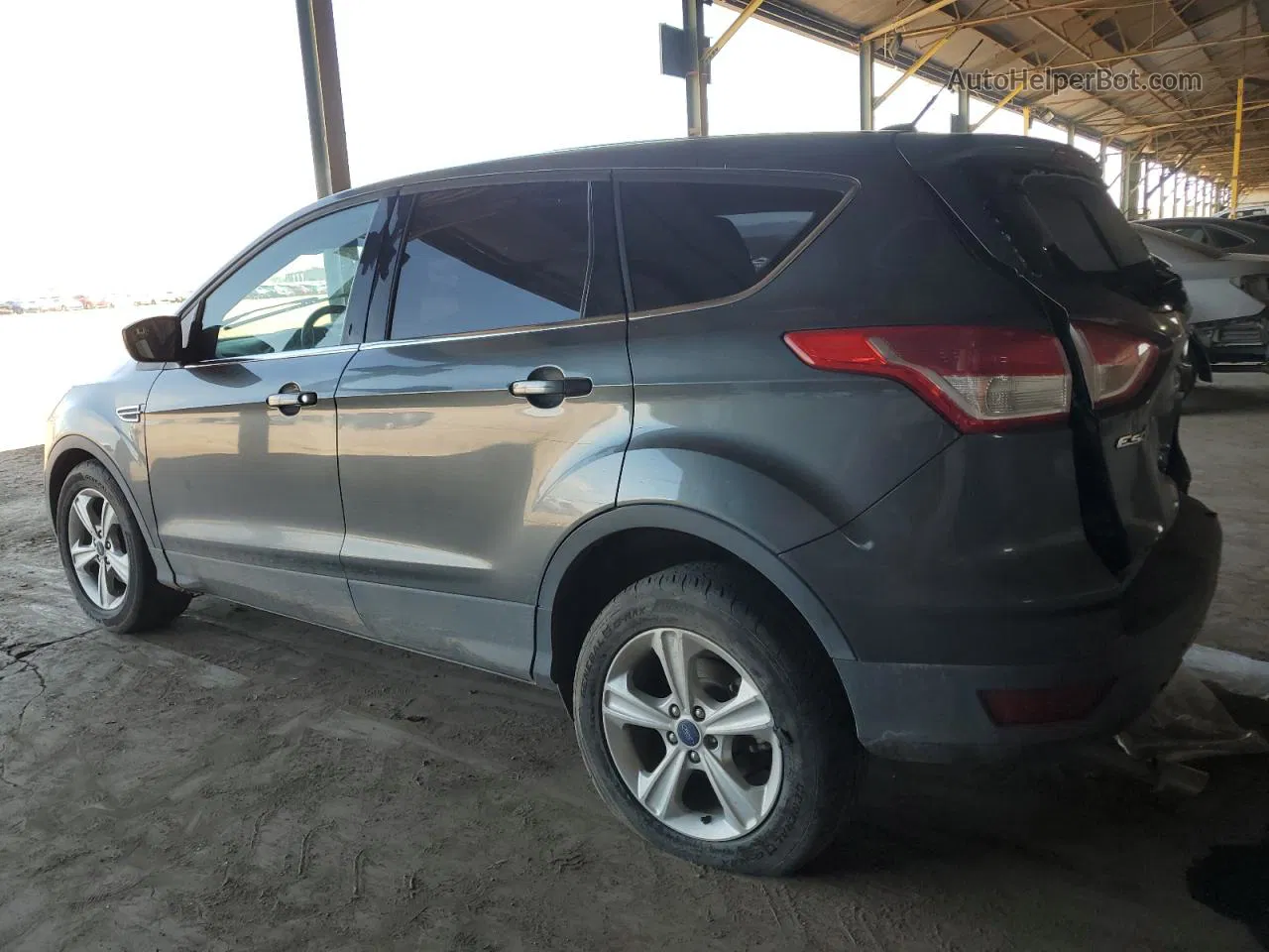 2016 Ford Escape Se Серый vin: 1FMCU0GXXGUC61493