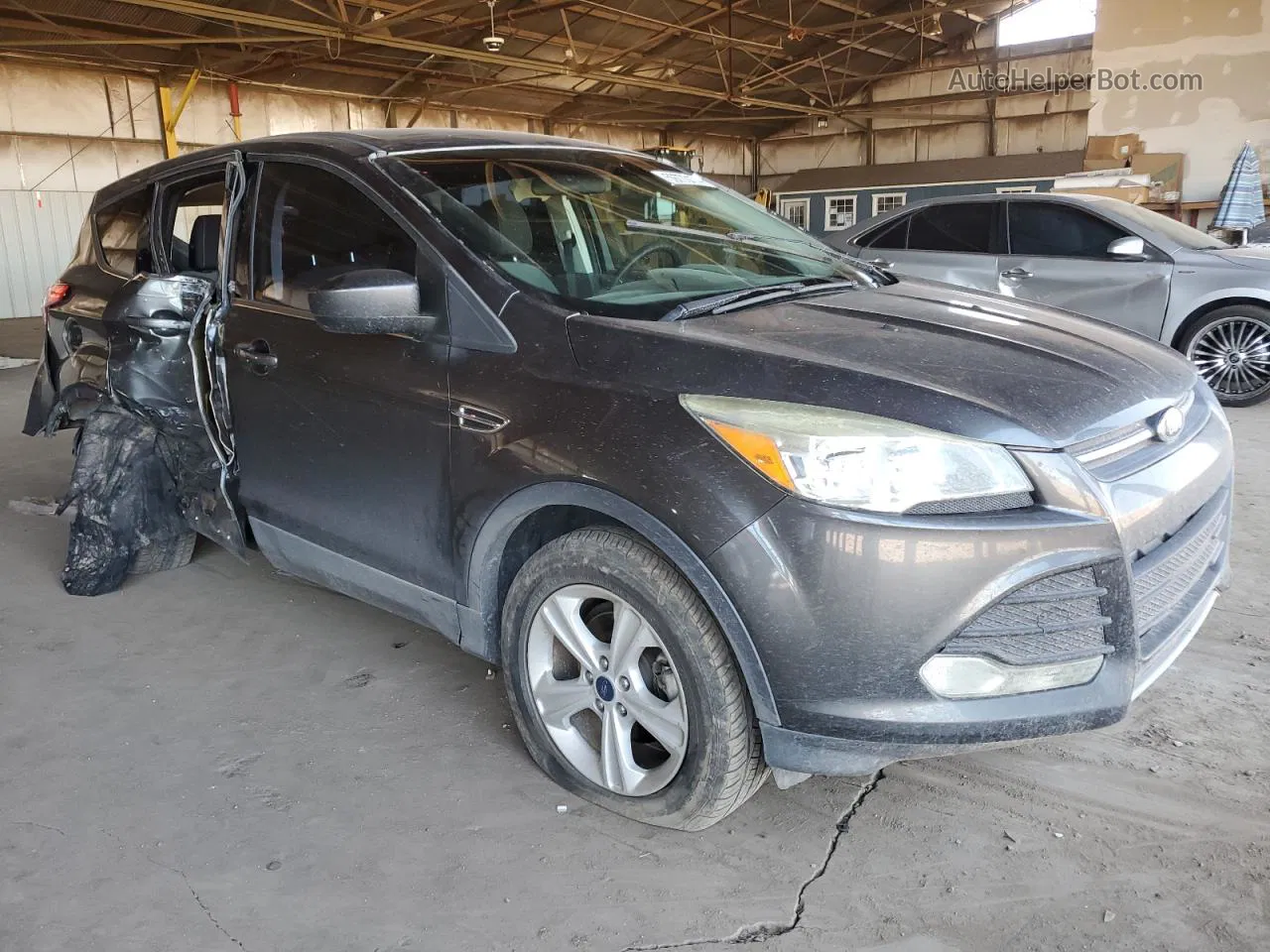 2016 Ford Escape Se Gray vin: 1FMCU0GXXGUC61493