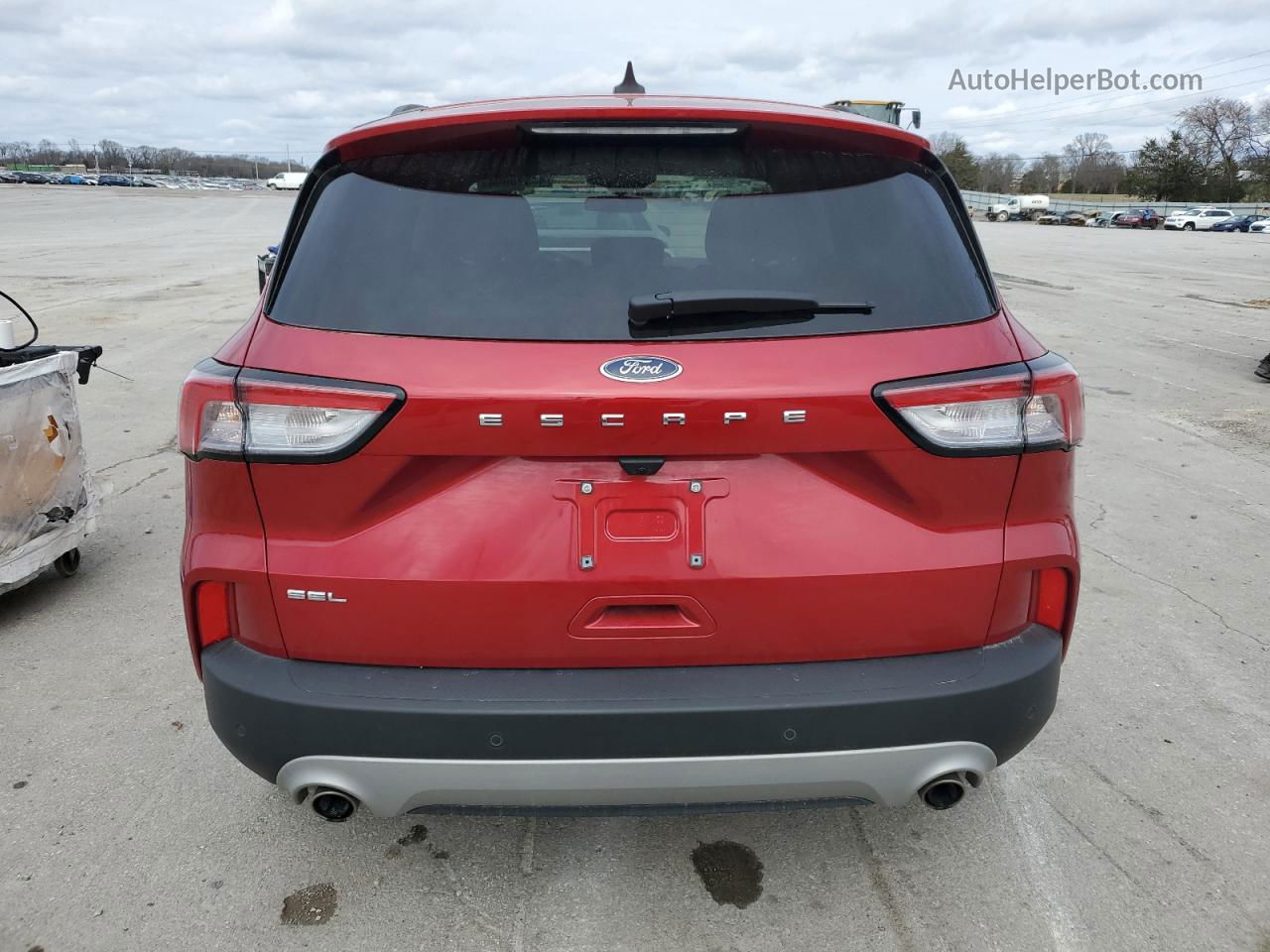 2021 Ford Escape Sel Red vin: 1FMCU0H64MUB06553