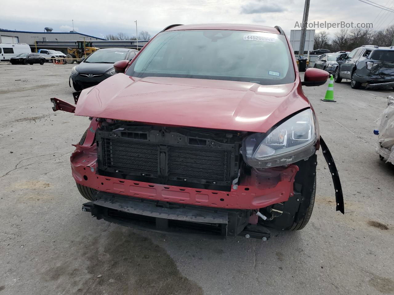 2021 Ford Escape Sel Красный vin: 1FMCU0H64MUB06553