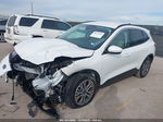 2021 Ford Escape Sel Белый vin: 1FMCU0H64MUB26558