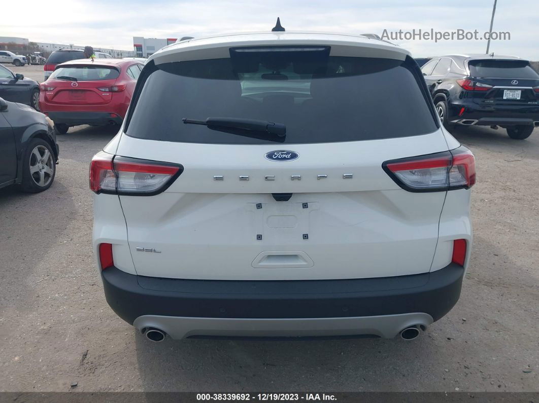 2021 Ford Escape Sel Белый vin: 1FMCU0H64MUB26558