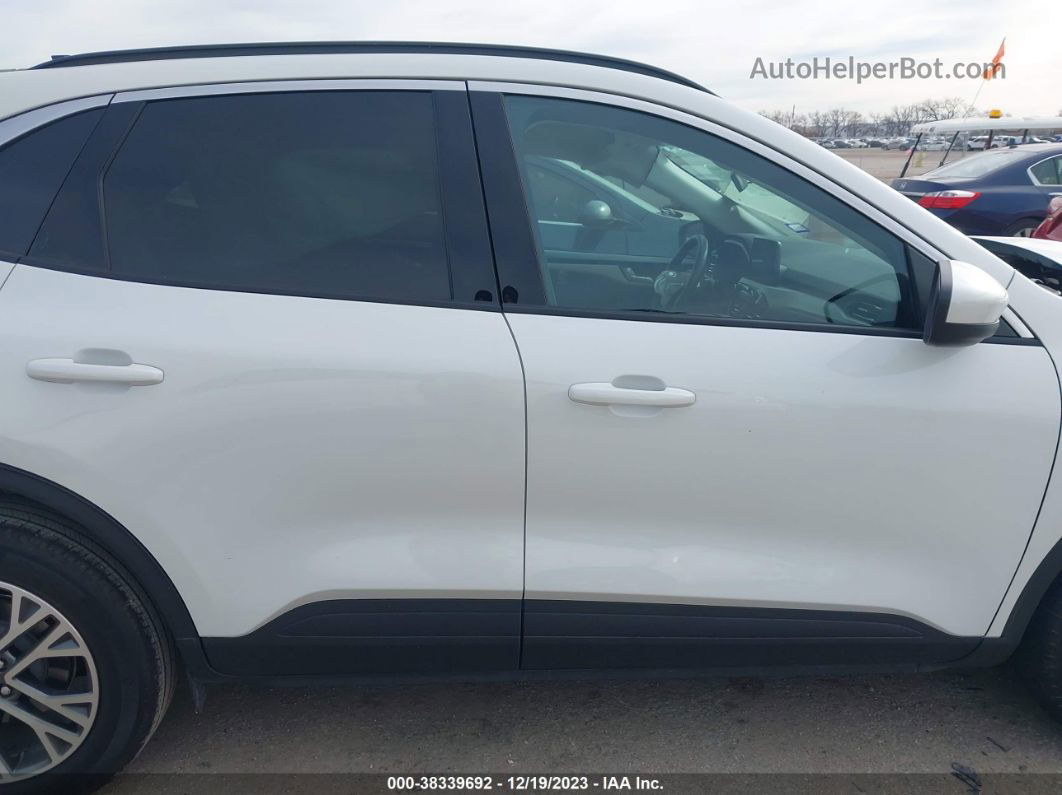 2021 Ford Escape Sel White vin: 1FMCU0H64MUB26558