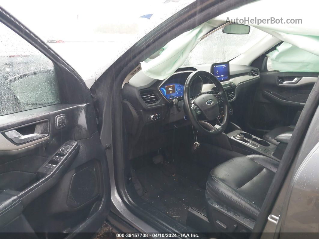 2021 Ford Escape Sel Серый vin: 1FMCU0H67MUB07695