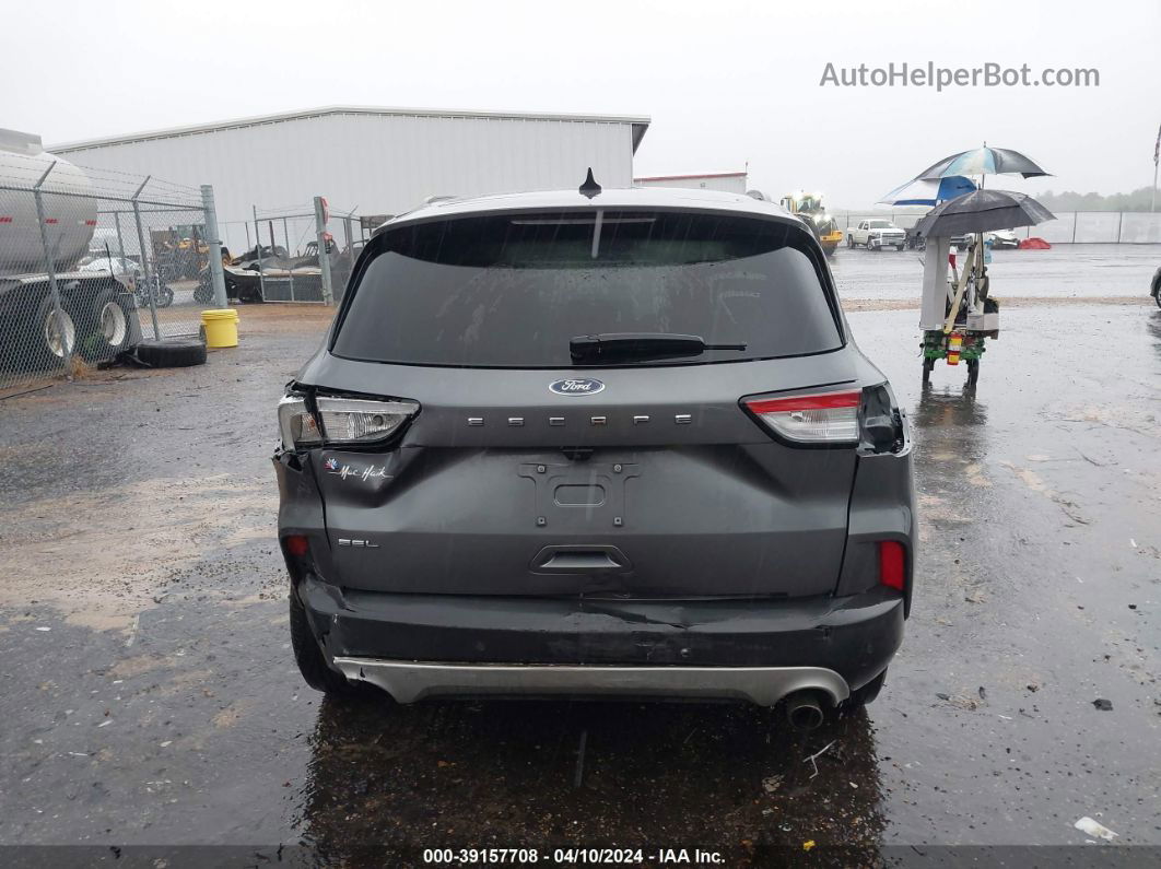 2021 Ford Escape Sel Gray vin: 1FMCU0H67MUB07695