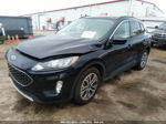 2021 Ford Escape Sel Темно-синий vin: 1FMCU0H6XMUB21459