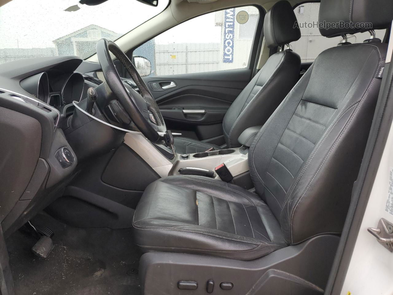 2013 Ford Escape Sel Белый vin: 1FMCU0H90DUA39928