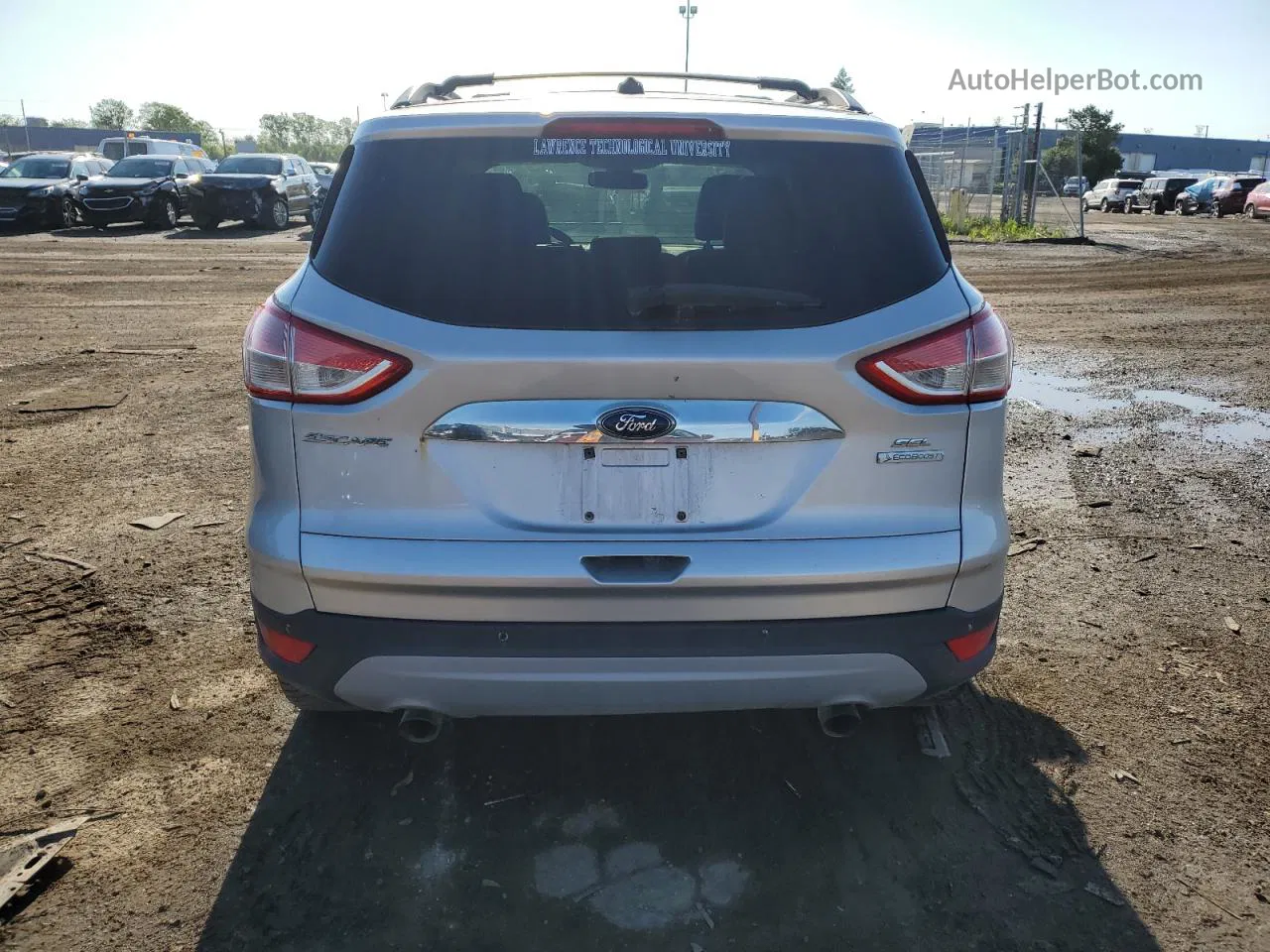 2013 Ford Escape Sel Gray vin: 1FMCU0H90DUD67348