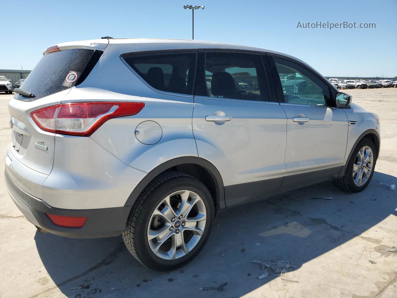 2013 Ford Escape Sel Silver vin: 1FMCU0H90DUD71464