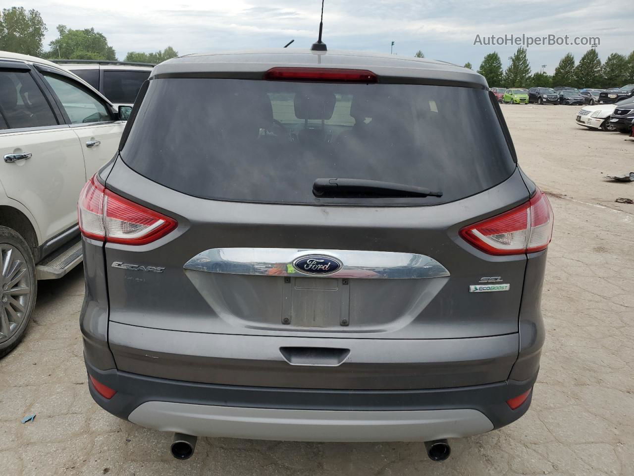 2013 Ford Escape Sel Gray vin: 1FMCU0H91DUA29831