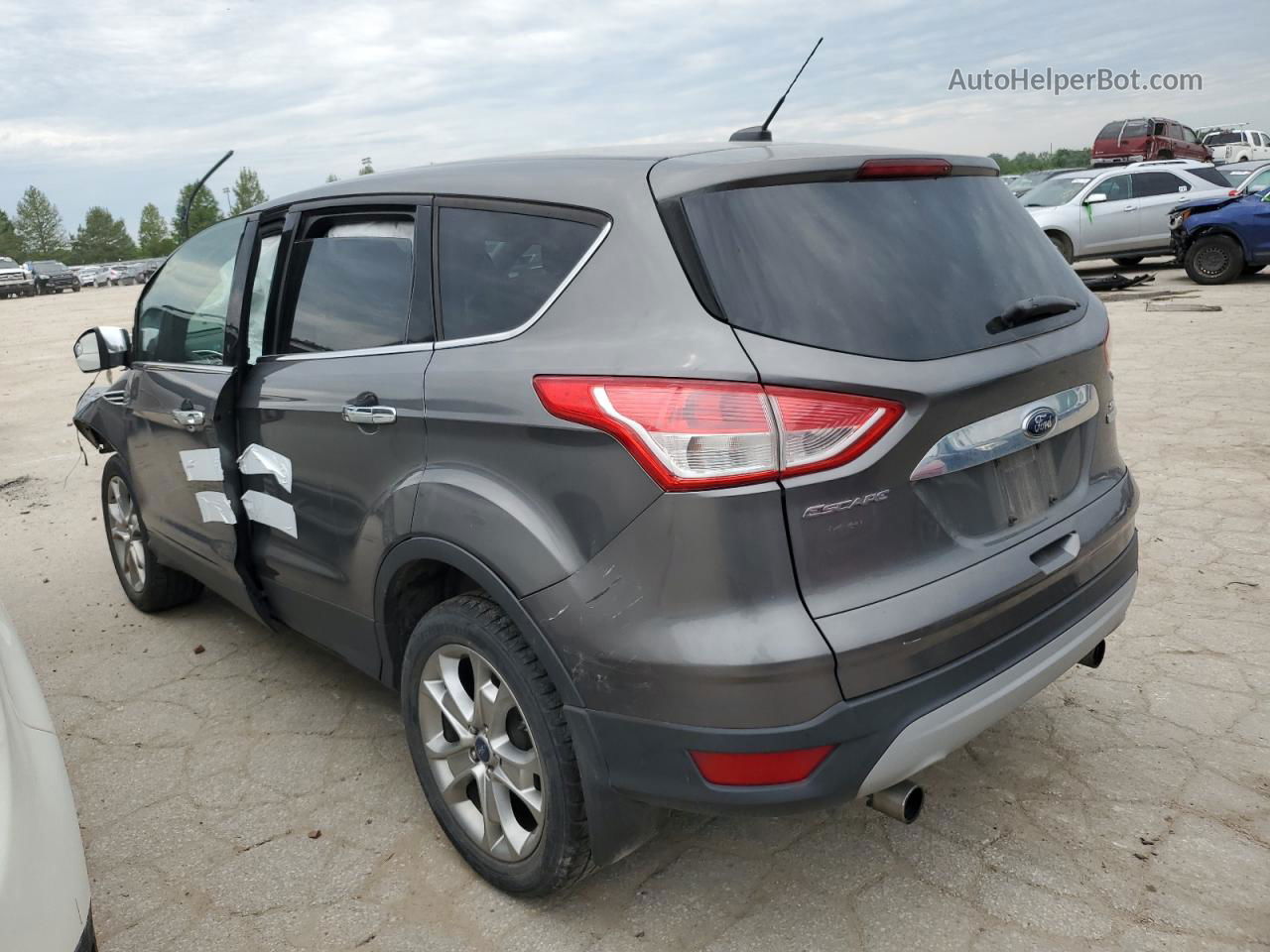 2013 Ford Escape Sel Gray vin: 1FMCU0H91DUA29831