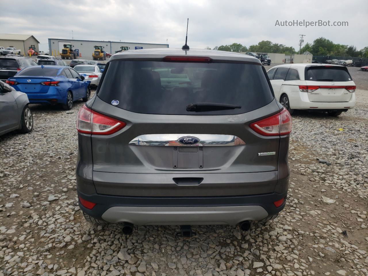 2013 Ford Escape Sel Gray vin: 1FMCU0H91DUA79600