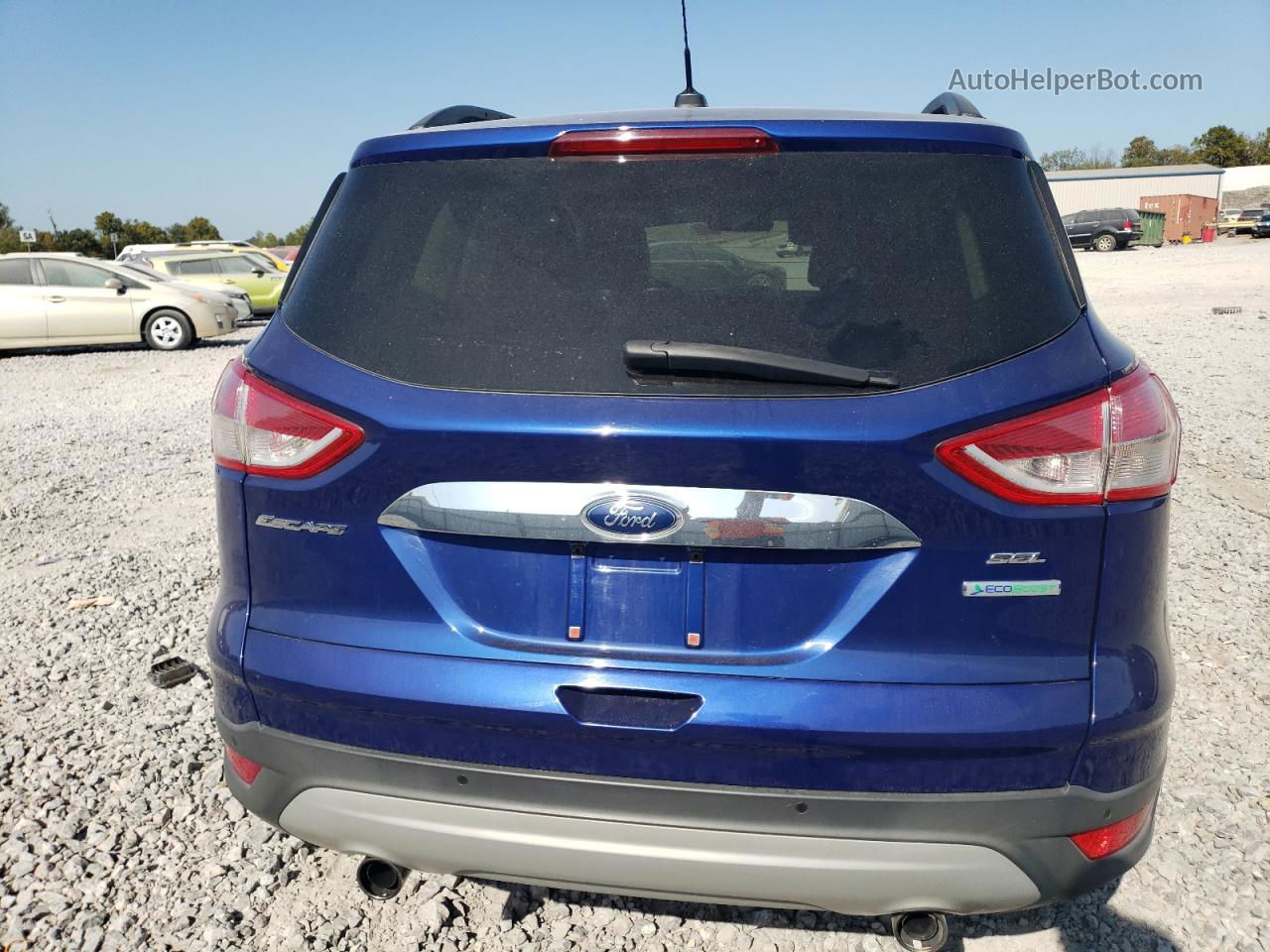 2013 Ford Escape Sel Blue vin: 1FMCU0H92DUC30931