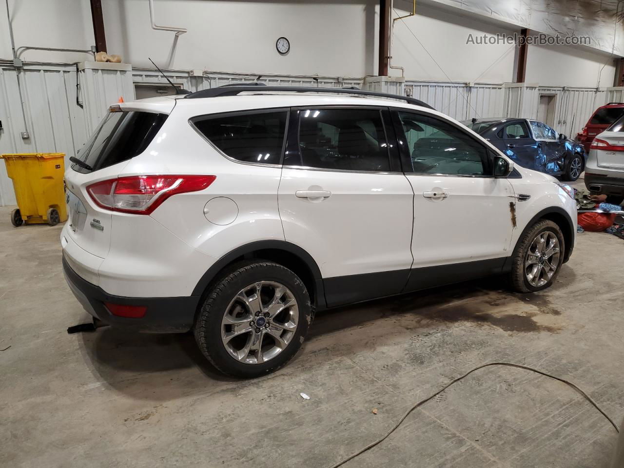 2013 Ford Escape Sel White vin: 1FMCU0H94DUD36717