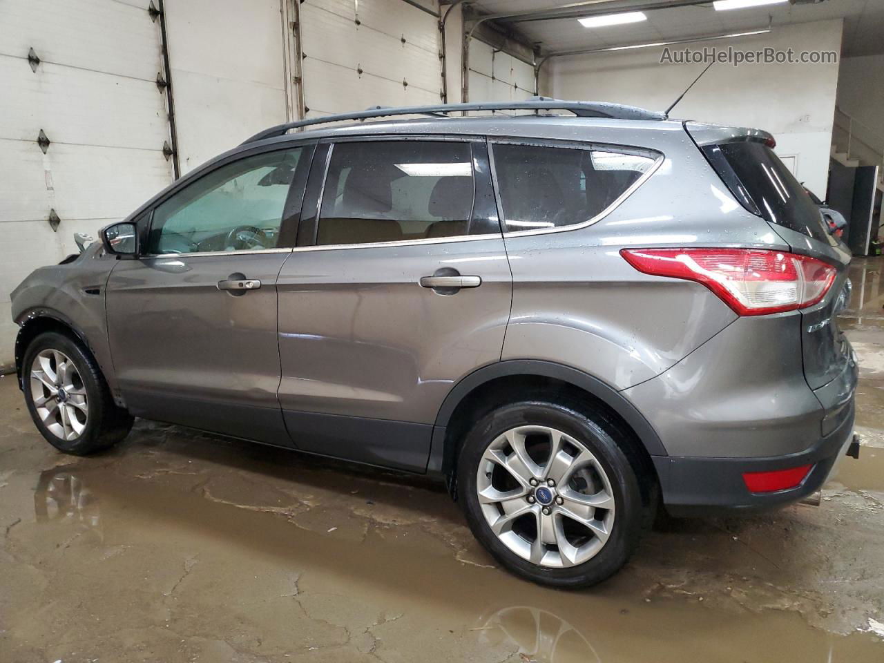 2013 Ford Escape Sel Серый vin: 1FMCU0H95DUA92723