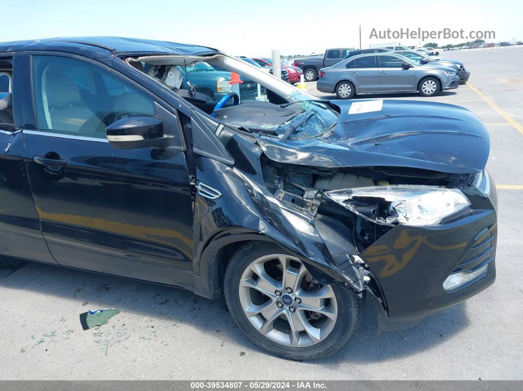 2013 Ford Escape Sel Black vin: 1FMCU0H96DUA73002