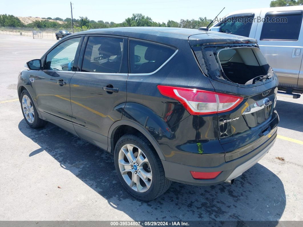 2013 Ford Escape Sel Black vin: 1FMCU0H96DUA73002